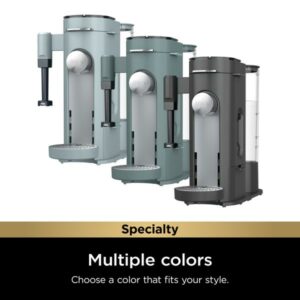 Ninja - Pods & Grounds Specialty Single-Serve Iced Coffee Maker, K-Cup Pod Compatible with Foldaway Milk Frother -Sage Green