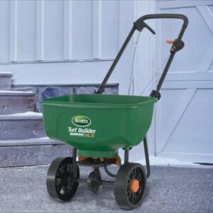 Scotts 46-lb Turf Builder EdgeGuard DLX Broadcast Fertilizer Spreader