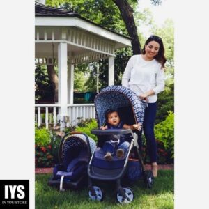 Monbebe Blaze Travel System Stroller and Infant Car Seat, Boho