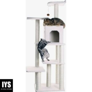 Armarkat B6802 68-Inch Cat Tree, Ivory