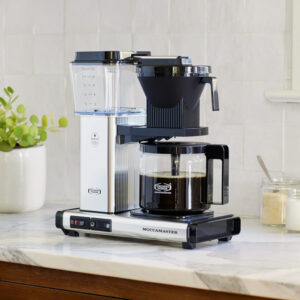 Moccamaster 53949 KBGV Select Coffee Maker, Stone Grey, 40 ounce, 10-Cup, 1.25L