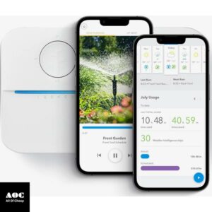 Rachio 16ZULW-C 16 Zone: 3rd Generation Smart Sprinkler Controller with Hyperlocal Weather Intelligence,Grey