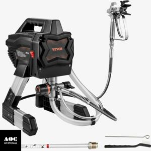 VEVOR Stand Airless Paint Sprayer - 7/8HP 650W High Efficiency Electric Machine, 2900PSI, Extension Rod