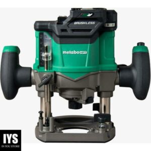 Metabo HPT 36V MultiVolt™ Cordless Plunge Router | Tool Only - No Battery | Includes 1/2-Inch and 1/4-Inch Collets | Variable Speed | Optional AC Adapter | M3612DAQ4