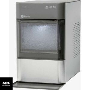 GE Profile Opal 2.0 - Countertop Nugget Ice Maker - Ice Machine with WiFi Connectivity - Smart Home Kitchen Essentials - Stainless Steel