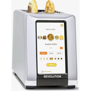 Revolution R180S Touchscreen Toaster, 2-Slice Smart Toaster with Patented InstaGLO Technology & Panini Mode