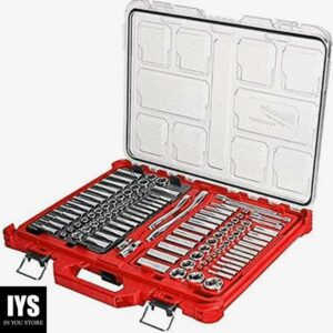 Milwaukee 48-22-9486 1/4"-3/8” Ratchet Socket Set w/PACKOUT Case - 106pc