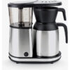 Bonavita 8 Cup Coffee Maker, One-Touch Pour Over Brewing with Thermal Carafe, SCA Certified, Stainless Steel (BV1900TS)
