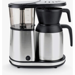 Bonavita 8 Cup Coffee Maker, One-Touch Pour Over Brewing with Thermal Carafe, SCA Certified, Stainless Steel (BV1900TS)