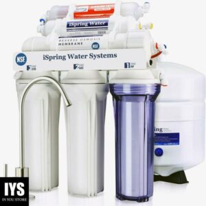 iSpring RCC7AK, NSF Certified 75 GPD, Alkaline 6-Stage Reverse Osmosis System