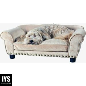 Enchanted Home Pet Dreamcatcher Dog Sofa, 33.5 by 21 by 12.5-Inch, Caramel