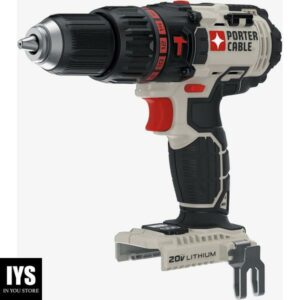 PORTER-CABLE 20V MAX* Hammer Drill, Tool Only (PCC620B),Black Gray