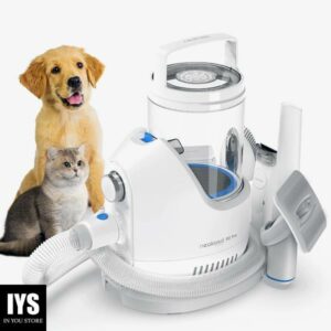 Neakasa by neabot P2 Pro Dog Grooming Kit, Dog Clippers Vacuum Suction 99% Hair, Pet Grooming (Blue-White)