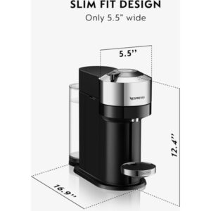 Nespresso Vertuo Next Deluxe Coffee and Espresso Maker By De'Longhi