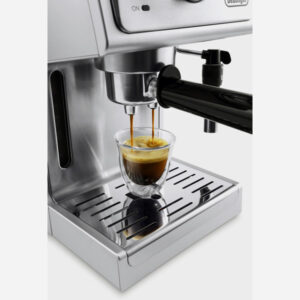 De'Longhi Bar Pump Espresso and Cappuccino Machine, 15", Stainless Steel