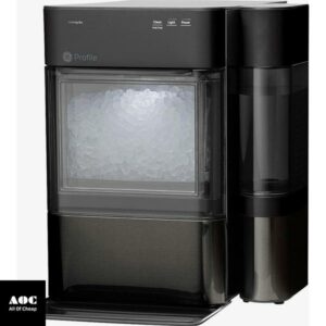 GE Profile Opal 2.0 - Countertop Nugget Ice Maker with Side Tank - Ice Machine - Black Stainless