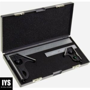 iGaging Combination Square Set 6" & 12" 4R Steel Blade High Precision