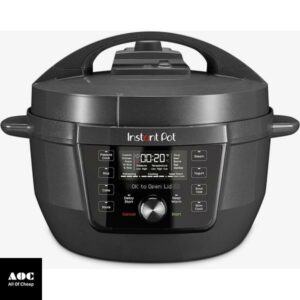 Instant Pot RIO Wide Plus, 7.5 Quarts 35% Larger Cooking Surface, WhisperQuiet Steam Release, 9-in-1 Electric Multi-Cooker
