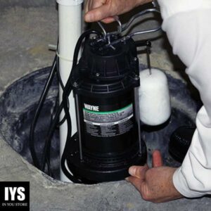 WAYNE CDU790 - 1/3 HP Submersible Cast Iron and Stainless Steel Sump Pump, Black