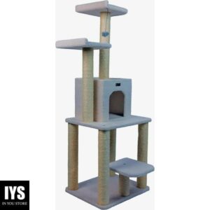 Armarkat 62-Inch Cat Tree, Model B6203, Ivory