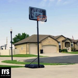 Lifetime Adjustable Portable Basketball Hoop, 44 inch HDPE Plastic Impact (90759)