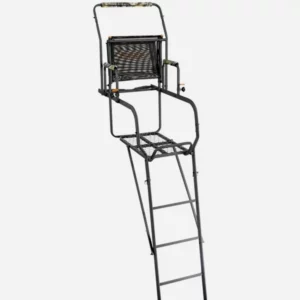Guide Gear 15.5' Climbing Ladder Tree Stand for Hunting with Mesh Seat, Hunting Gear, Equipment, and Accessories