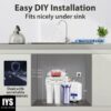 iSpring RCC7AK-UV, NSF Certified, 75GPD 7-Stage Under Sink Reverse Osmosis RO Drinking Water Filtration System