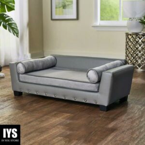 Enchanted Home Pet Sailor Sofa, Grey, Medium (CO3459-20GRY)