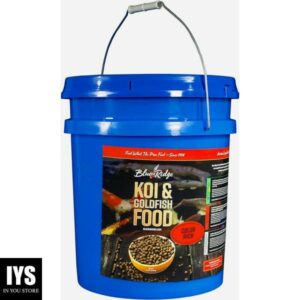 Blue Ridge Fish Food [14lb], Color Rich Formula 3/16" Floating Pellet, Koi and Goldfish