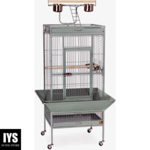 Prevue Pet Products Wrought Iron Select Bird Cage 3152SAGE Sage Green, 24-Inch by 20-Inch by 60-Inch