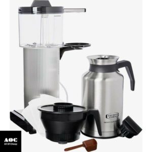 Technivorm Moccamaster 39340 CDT Grand Coffee Maker, 60 Ounce, Silver