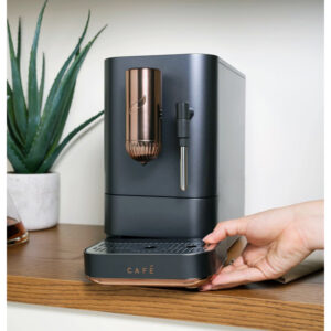 Café Affetto Automatic Espresso Machine + Milk Frother - Matte Black, 1.2 Liter, (C7CEBBS3RD3)