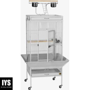 Prevue Pet Products Wrought Iron Select Bird Cage Pewter Hammertone 3151BLK