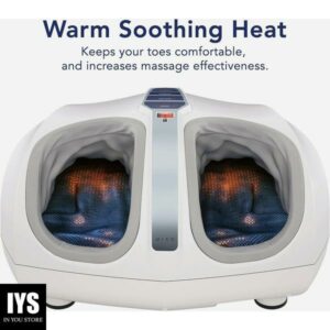 MIKO Foot Massager Machine with Heat, Shiatsu Kneading Massage