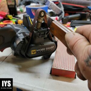 Work Sharp Mk.2 110v Knife Sharpener - Flexible Belt Knife Sharpening System - For Hunting, Pocket, & Serrated Knives