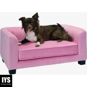 Enchanted Home Pet Surrey Pet Sofa - Pink, Small (CO3429-20PNK)