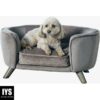 Enchanted Home Pet Beige Romy Pet Sofa, 26.5" L X 16" W X 12" H