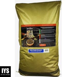 Blue Ridge Fish Food Pellets [50lb] Koi and Goldfish Growth Formula, Mini Floating Pellet, Balanced Diet