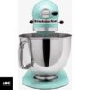 KitchenAid Artisan Series 5 Quart Tilt Head Stand Mixer with Pouring Shield KSM150PS, Ice Blue