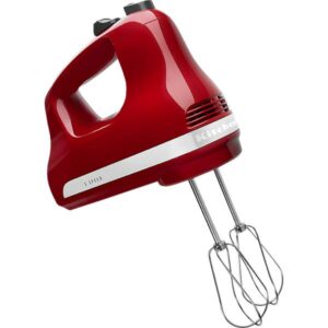 KitchenAid - KHM512ER 5-Speed Hand Mixer - Empire Red