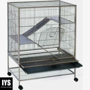 Prevue Rat and Chinchilla Cage 495 Earthtone Dusted Rose, 31 x 20.5 x 40 IN