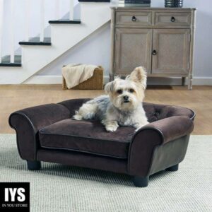 Enchanted Home Pet Cleo Pet Sofa in Brown