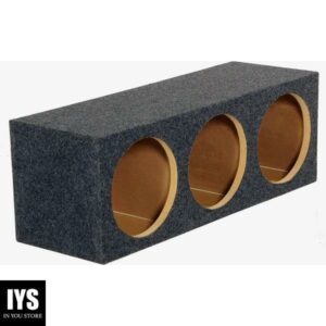 QPower HD12 12" Sealed Triple Car Audio Subwoofer Sub Box Enclosure