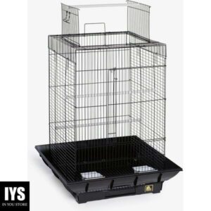 Prevue Hendryx SP851B/B Clean Life Play Top Cage, Black