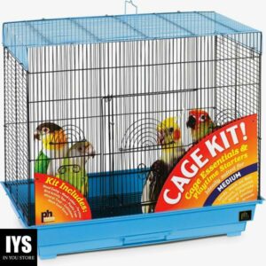 Prevue Pet Products 91340 Flight Bird Cage Kit Blue Small