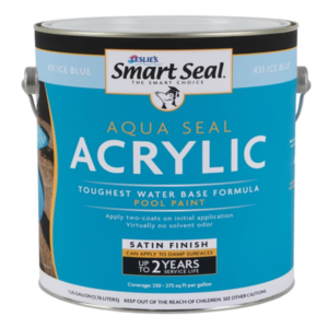 Smart Seal - Aqua Seal Acrylic Pool Paint, 1 Gallon, Blue Heaven