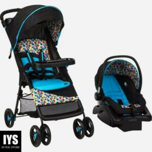 Babideal Bloom Travel System Stroller and Infant Car Seat, Pixelray