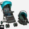 Babideal Lightweight Compact Folding Baby Stroller & Infant Car Seat Seat, Boho