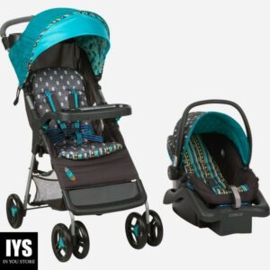 Babideal Lightweight Compact Folding Baby Stroller & Infant Car Seat Seat, Boho