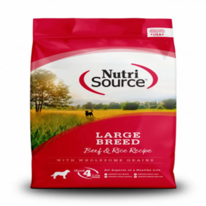 NutriSource Large Breed Beef & Rice Recipe Dry Dog Food( 26-lb)